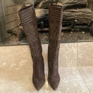 Embellished Heeled Boots